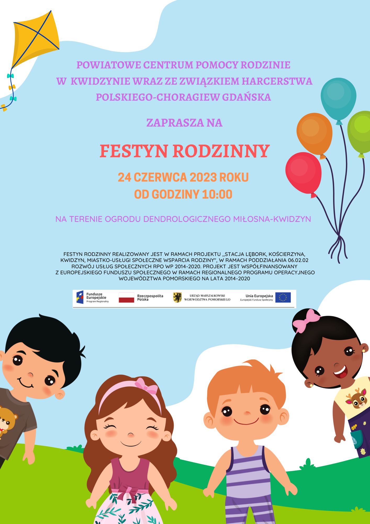 Festyn rodzinny czerwiec 2023 plakat