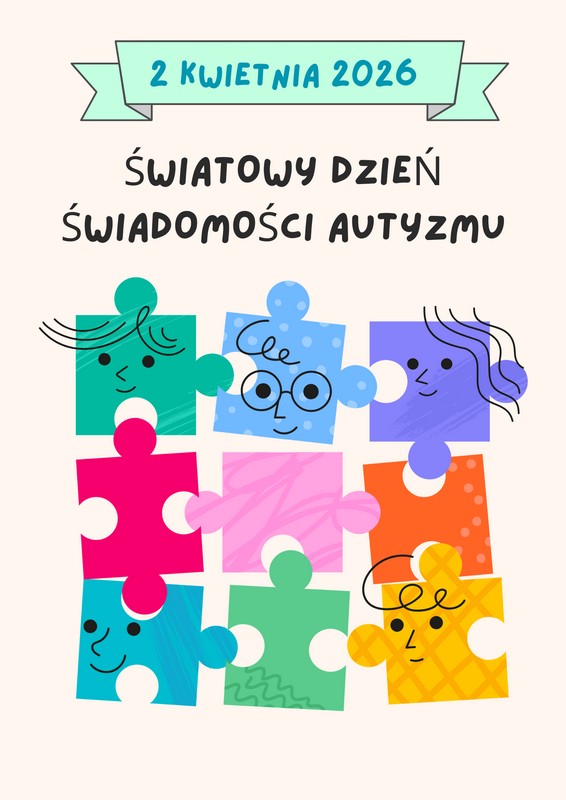Plakat Światowy Dzień Autyzmu