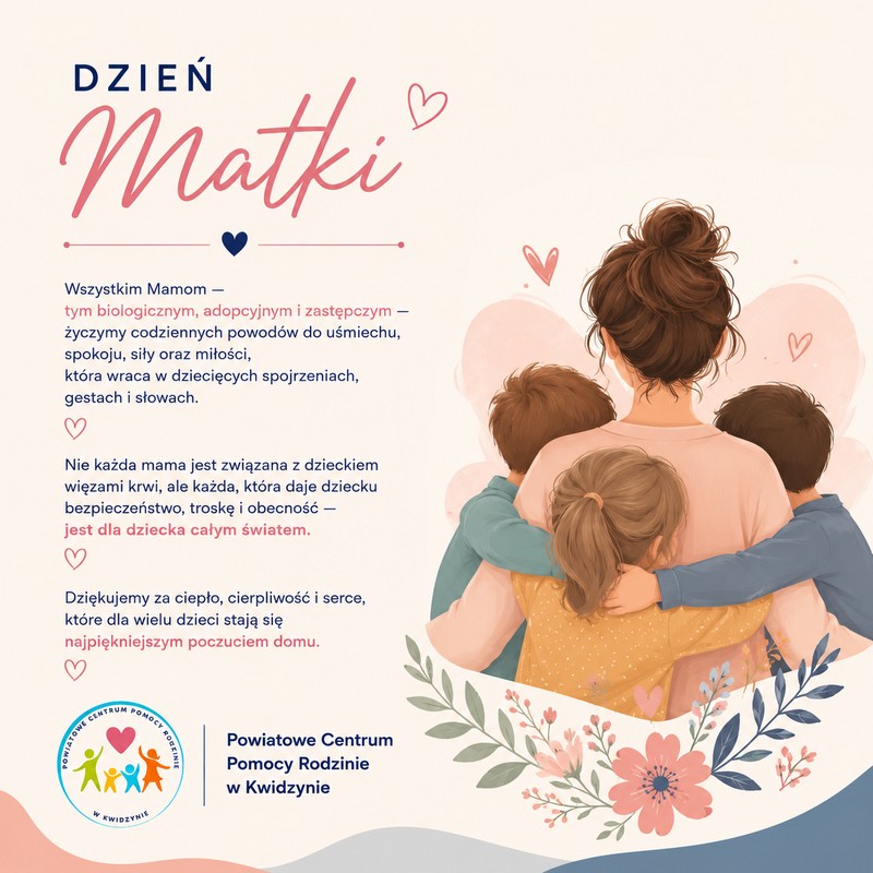 Plakat na dzien matki